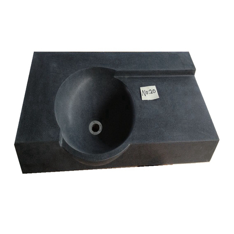 Black Granite Outdoor Washing Sinks with Countertop